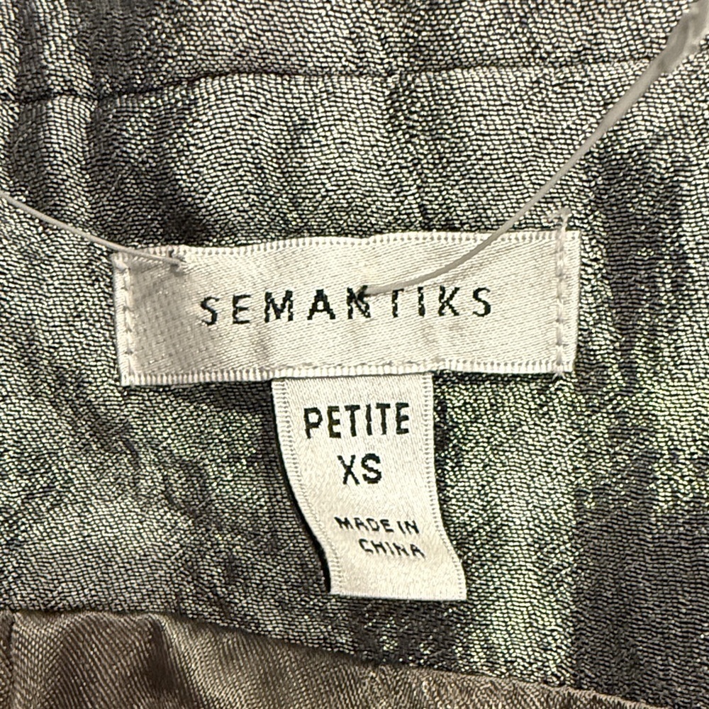Semantiks Metallic Trench Coat - Picture 2 of 11